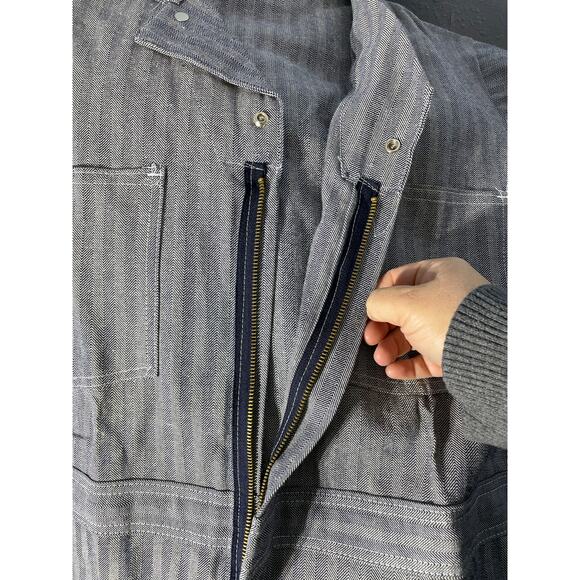Vintage Universal Overall Stonecutter Pinstripe Coverall Size 44 Union - Picture 3 of 9